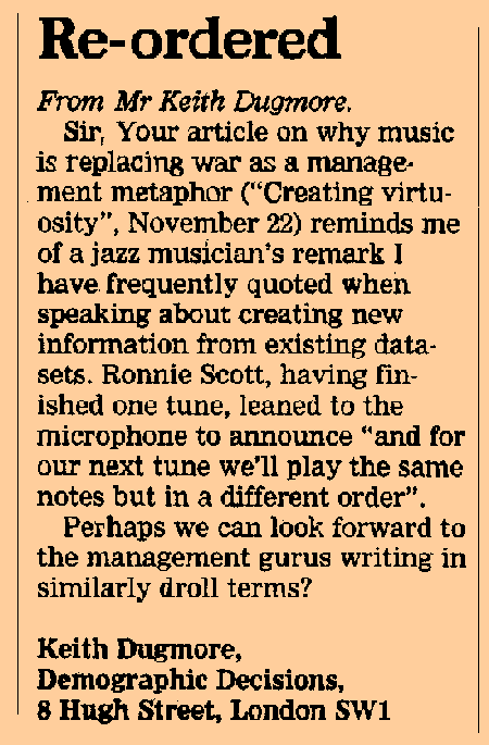 Financial Times - 'Re-ordered' (Click to view)